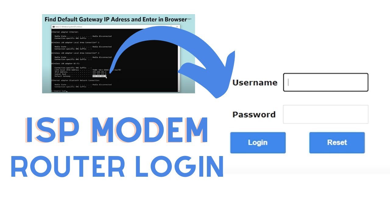 How To Log In To A Modem
