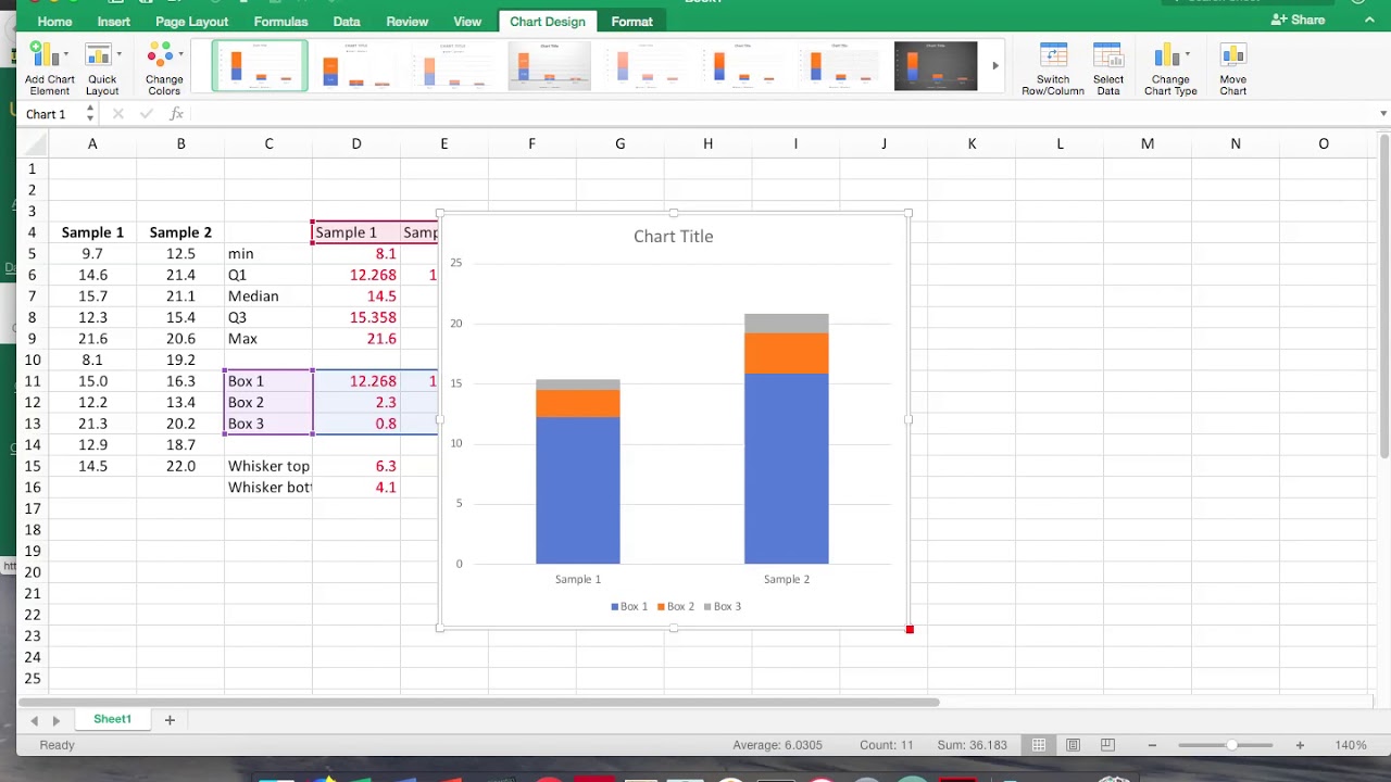 How To Make A Box And Whisker Plot In Excel