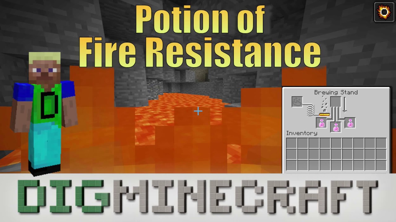 How To Make A Fire Resistance Potion In Minecraft