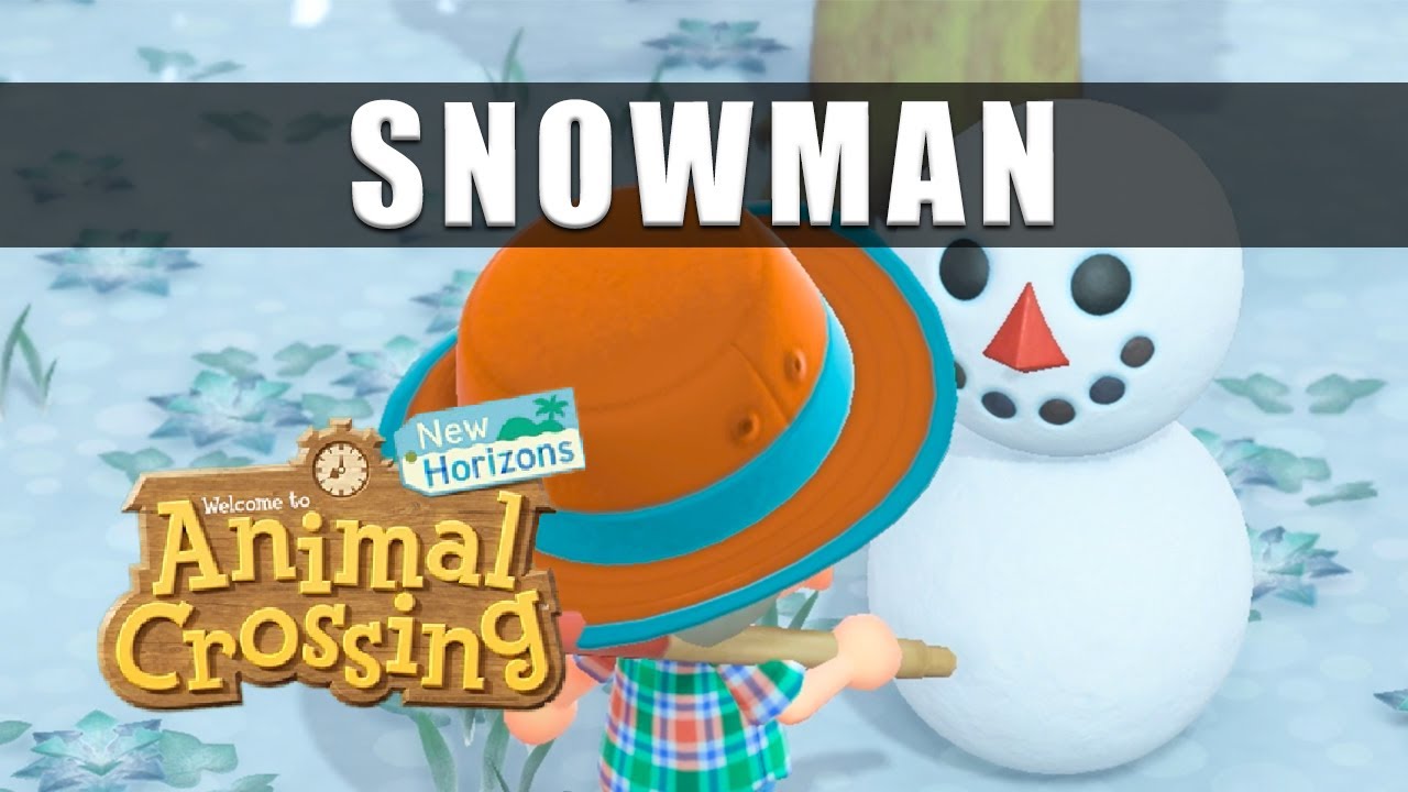 How To Make A Snowman In Animal Crossing: New Horizons