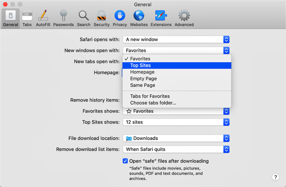 How To Manage The Top Sites Feature In Safari