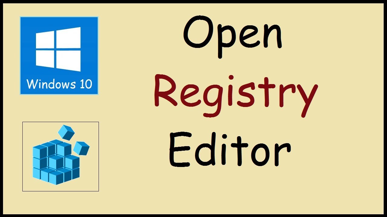 How To Open Registry Editor In Windows