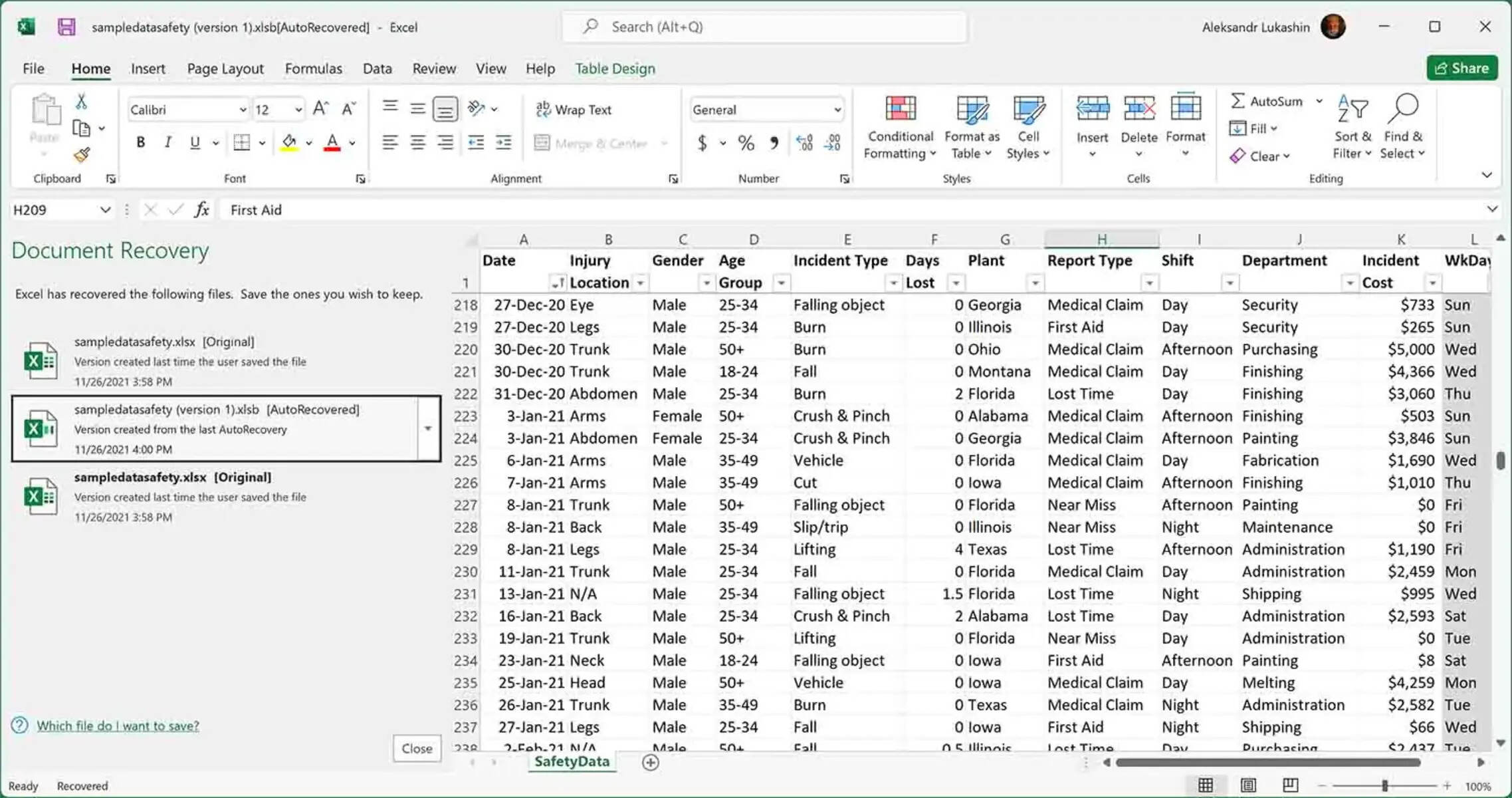How To Recover An Excel File