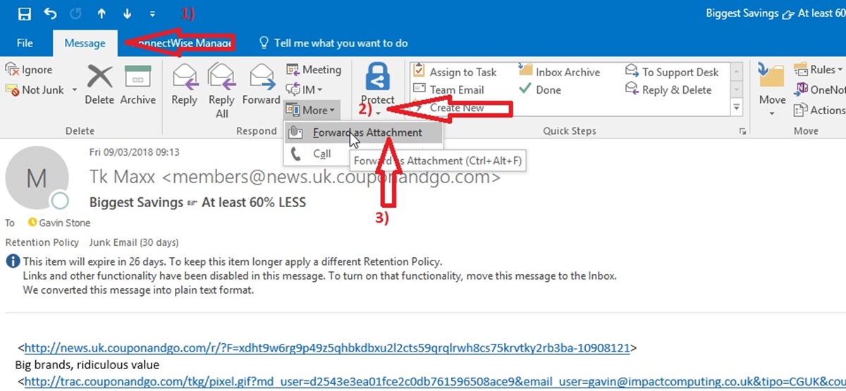 How To Report A Phishing Email In Outlook.com
