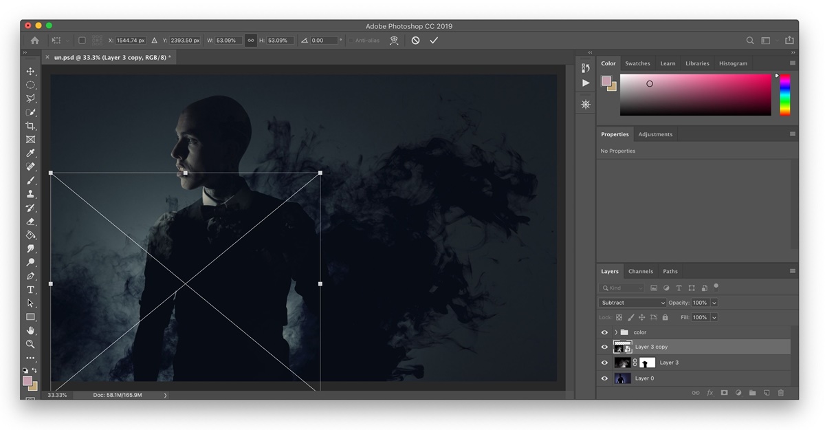 How To Resize A Layer In Photoshop