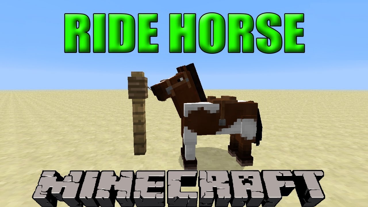 How To Ride A Horse In Minecraft