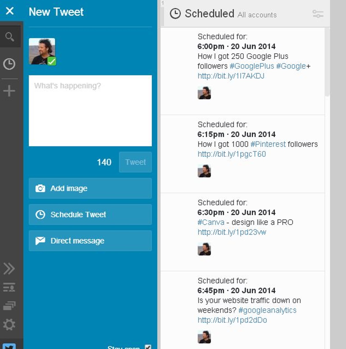How To Schedule Tweets On Twitter Using TweetDeck