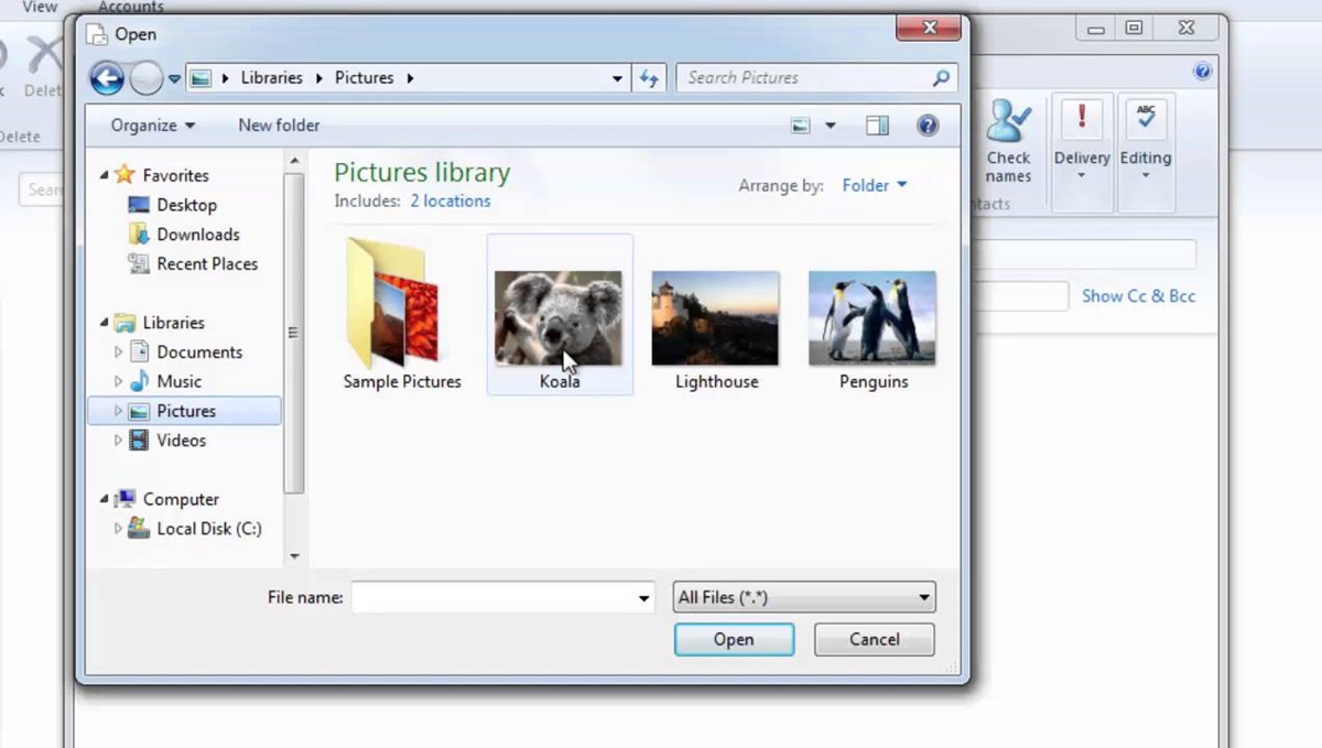 how-to-send-a-photo-gallery-in-windows-live-mail