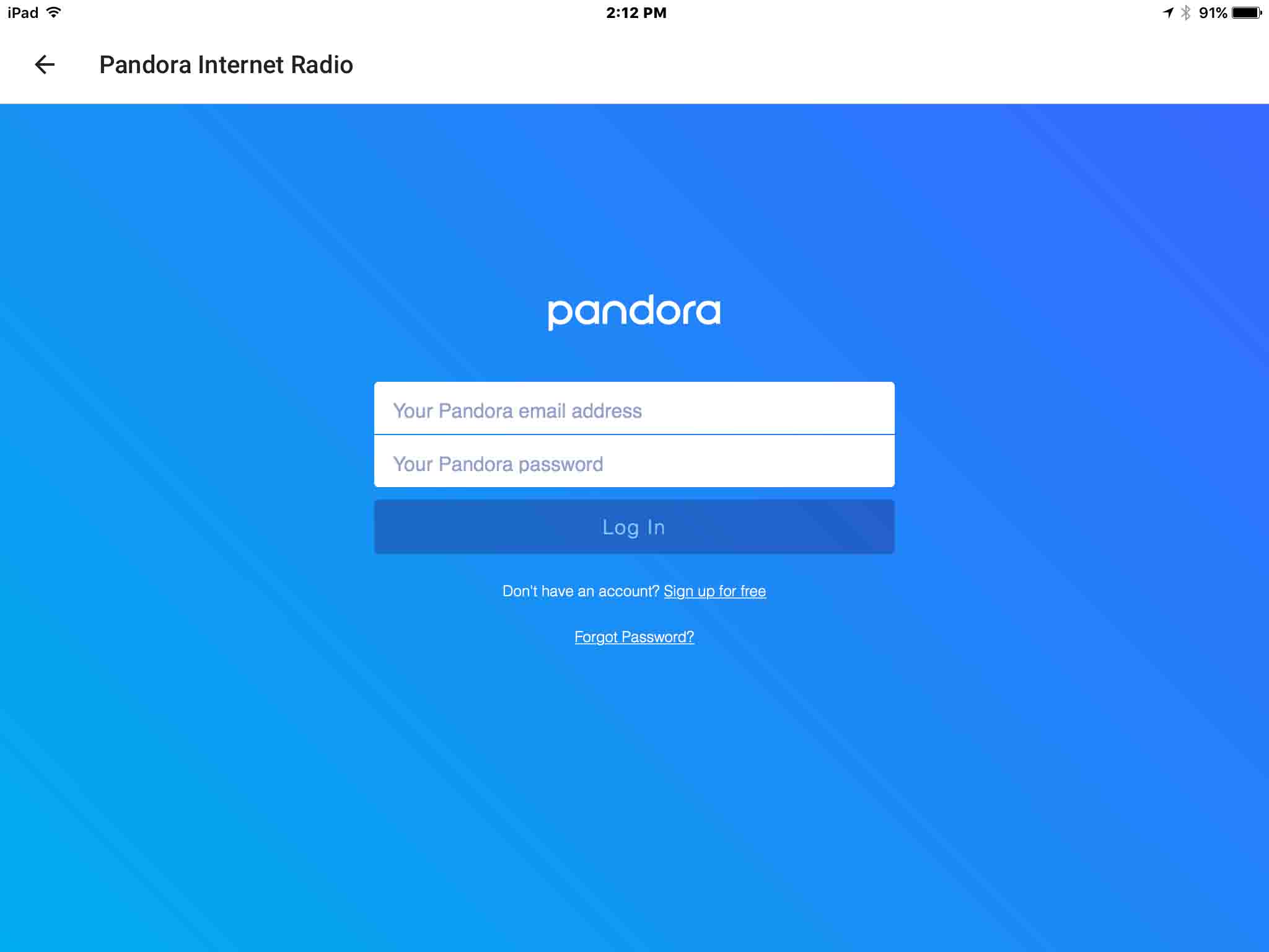 How To Set Up A Free Pandora Radio Account