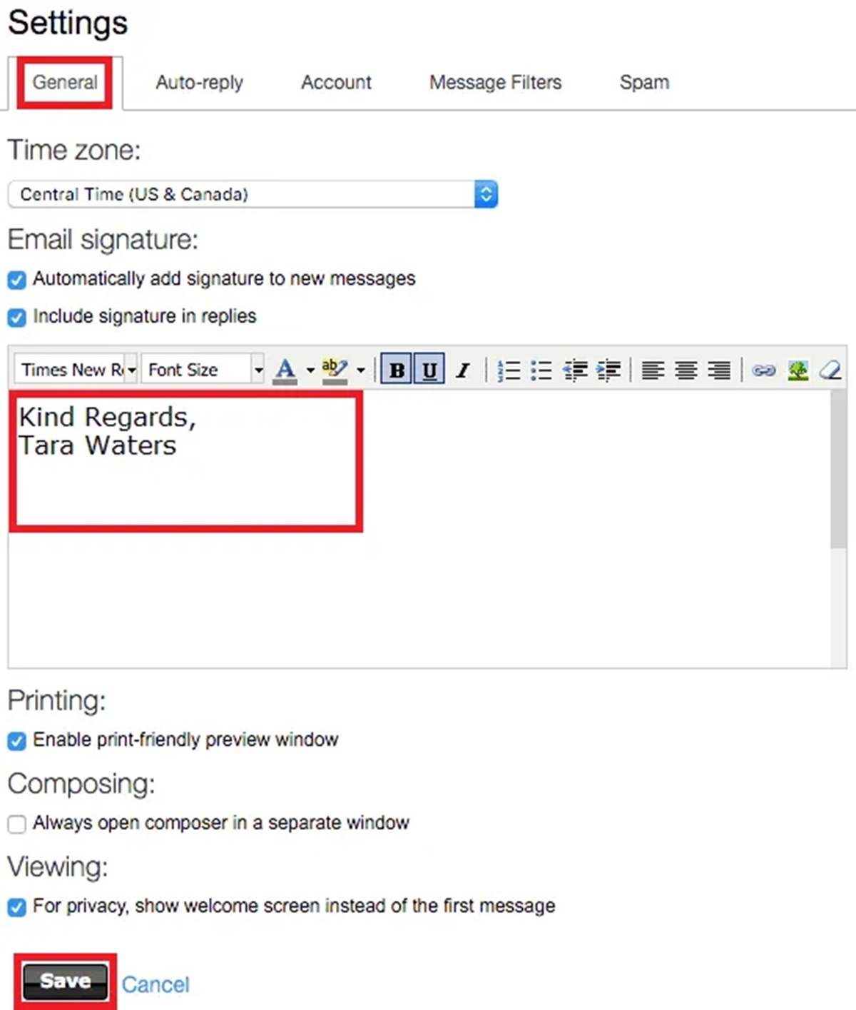 How To Set Up An Email Signature In GoDaddy Webmail