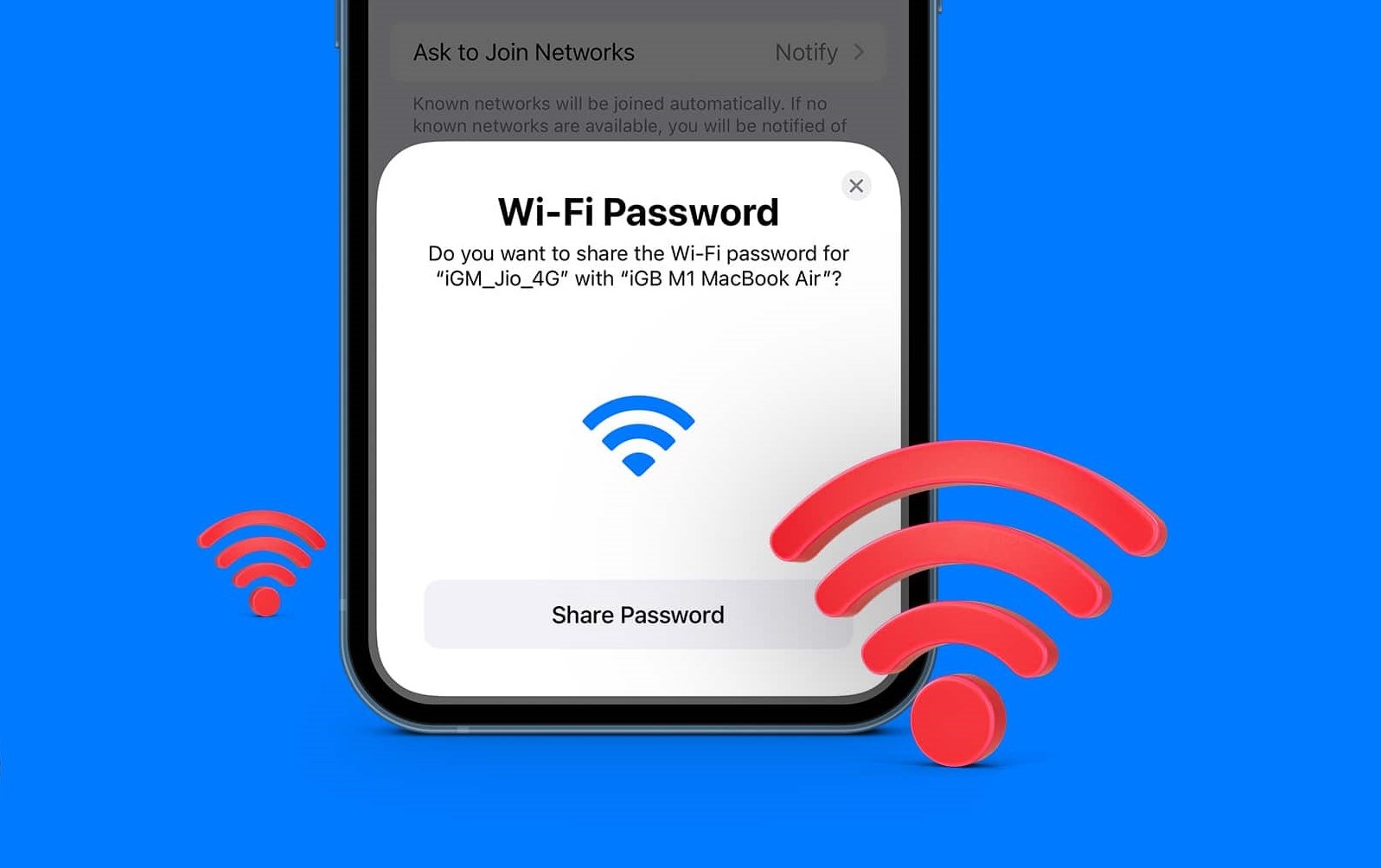 How To Share A Wi-Fi Password