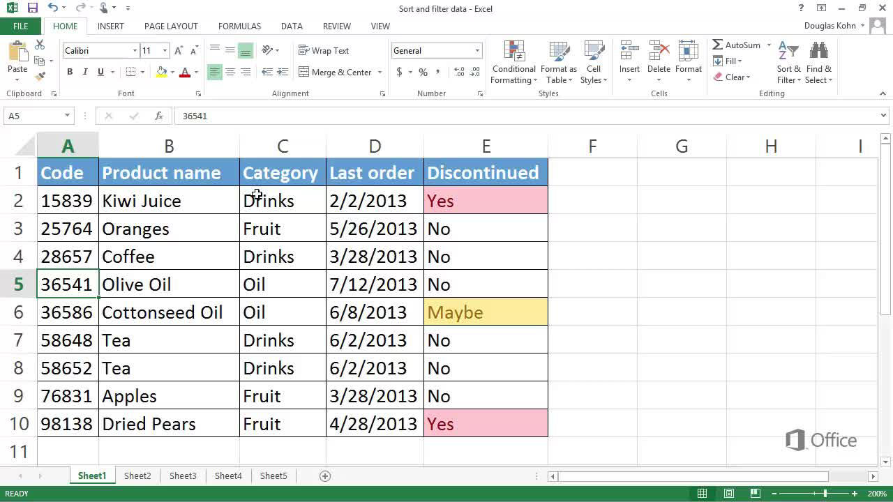 how-to-sort-your-related-data-in-excel-with-tables