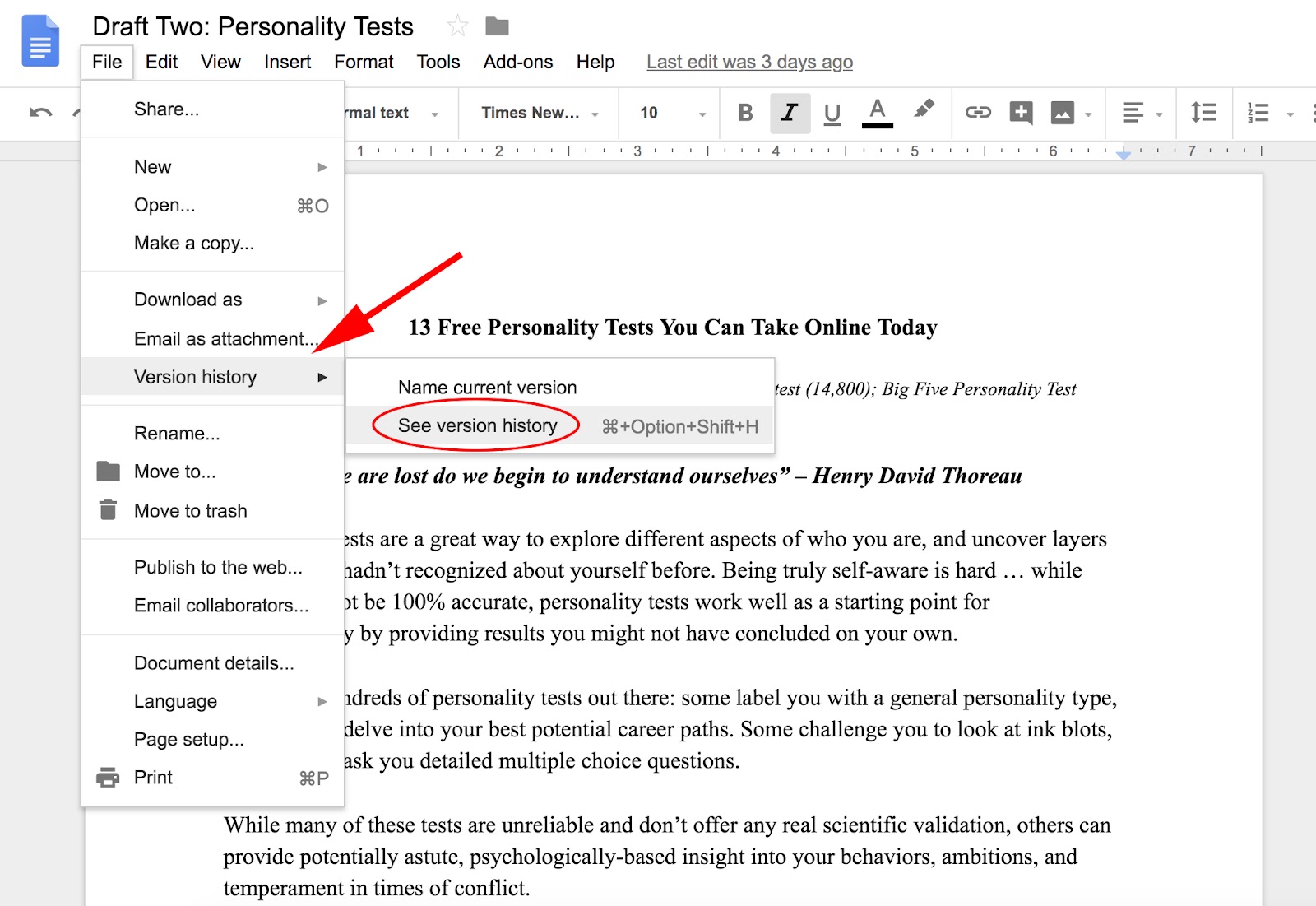 How To Track Changes In Google Docs