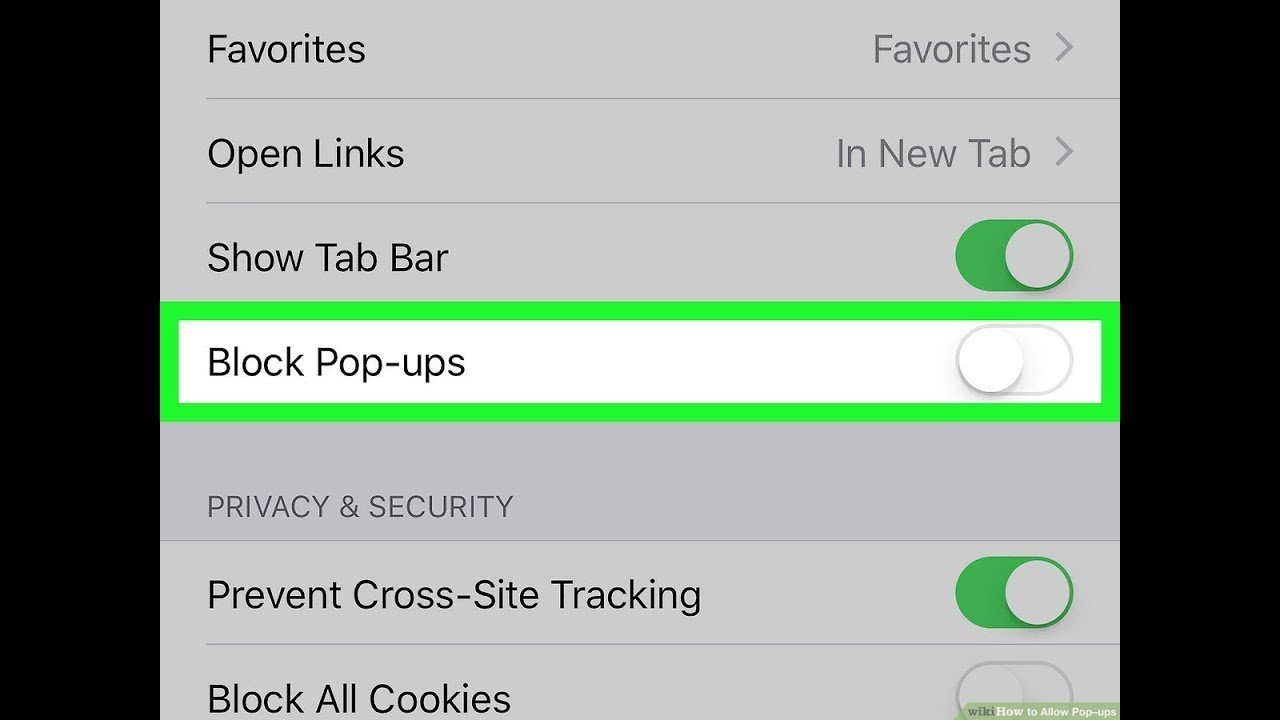 How To Turn Off A Pop-Up Blocker On A Mac