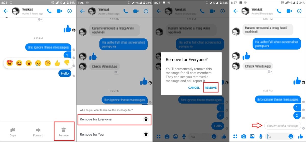 How To Unsend Messages In Facebook Messenger