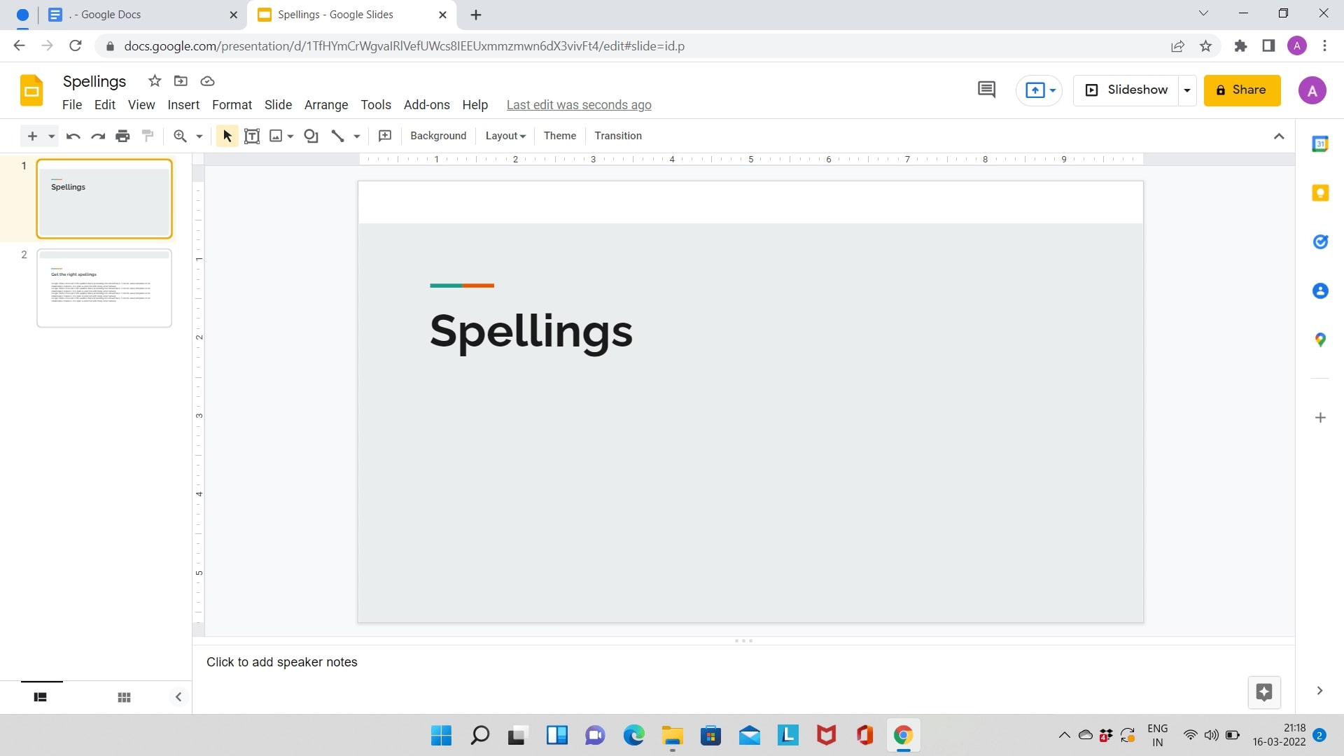 How To Use Google Docs Spell Check