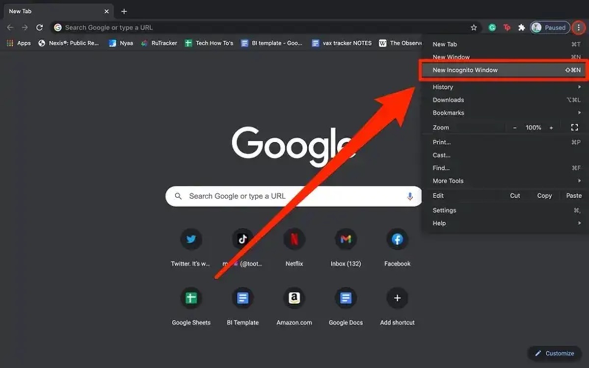 How To Use Incognito Mode In Google Chrome