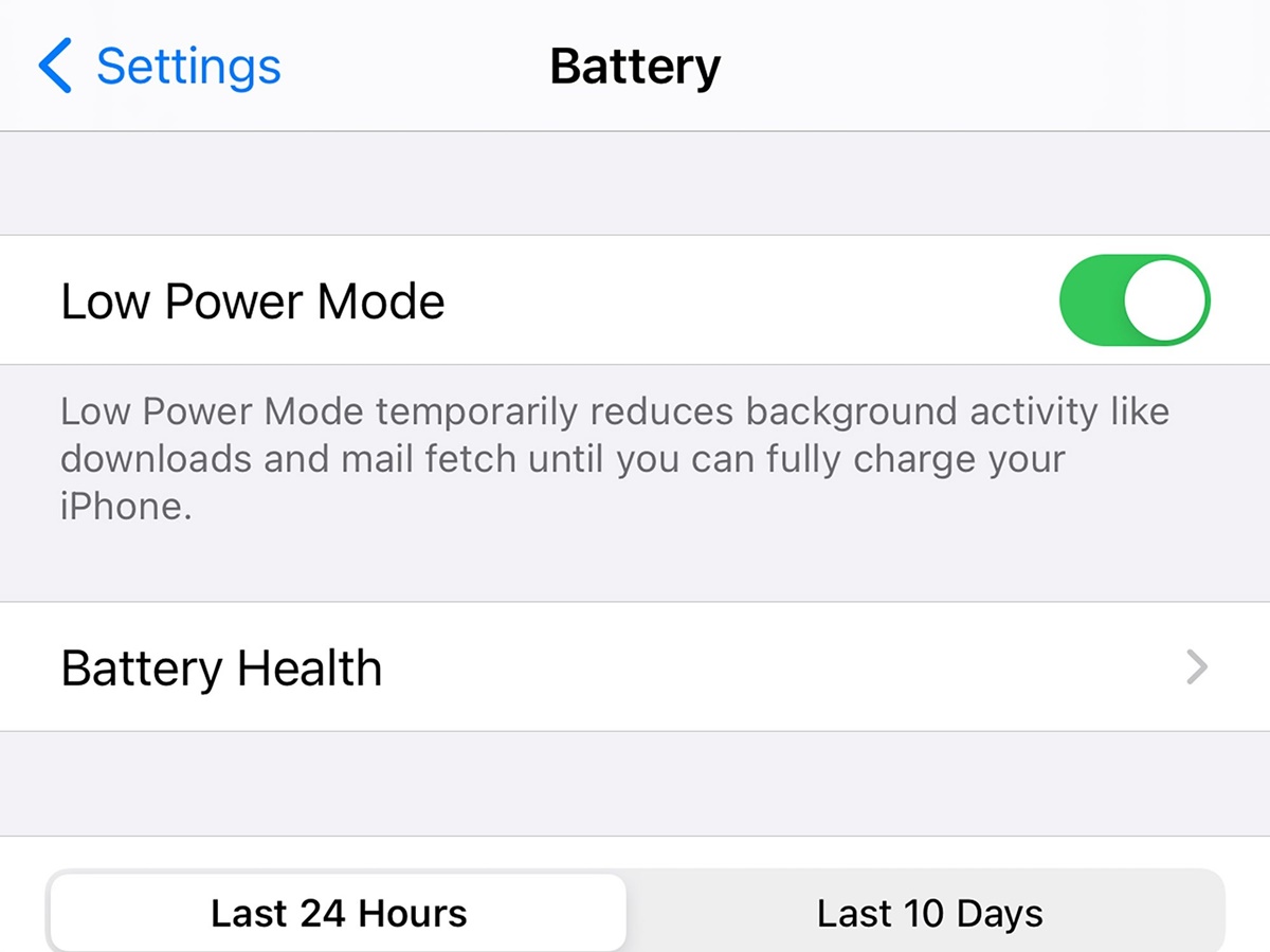 How To Use iPhone Low Power Mode
