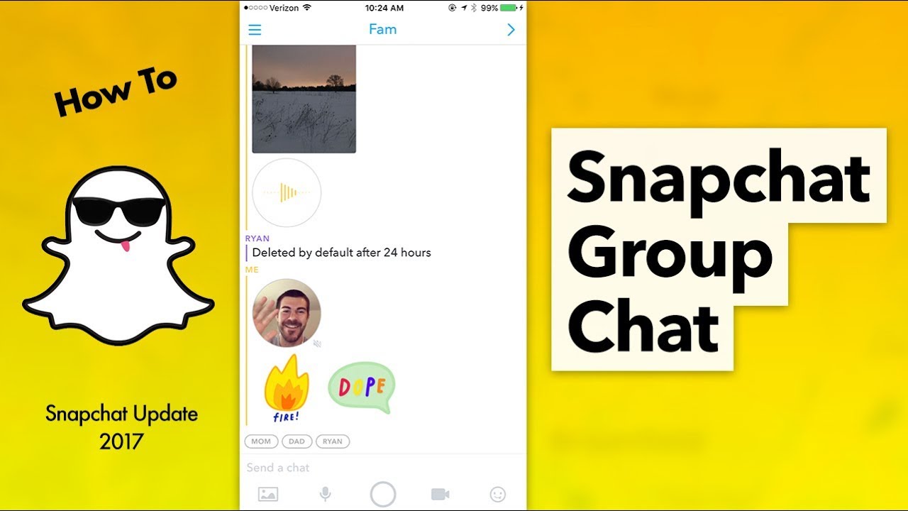 How To Use Snapchat’s Group Chat
