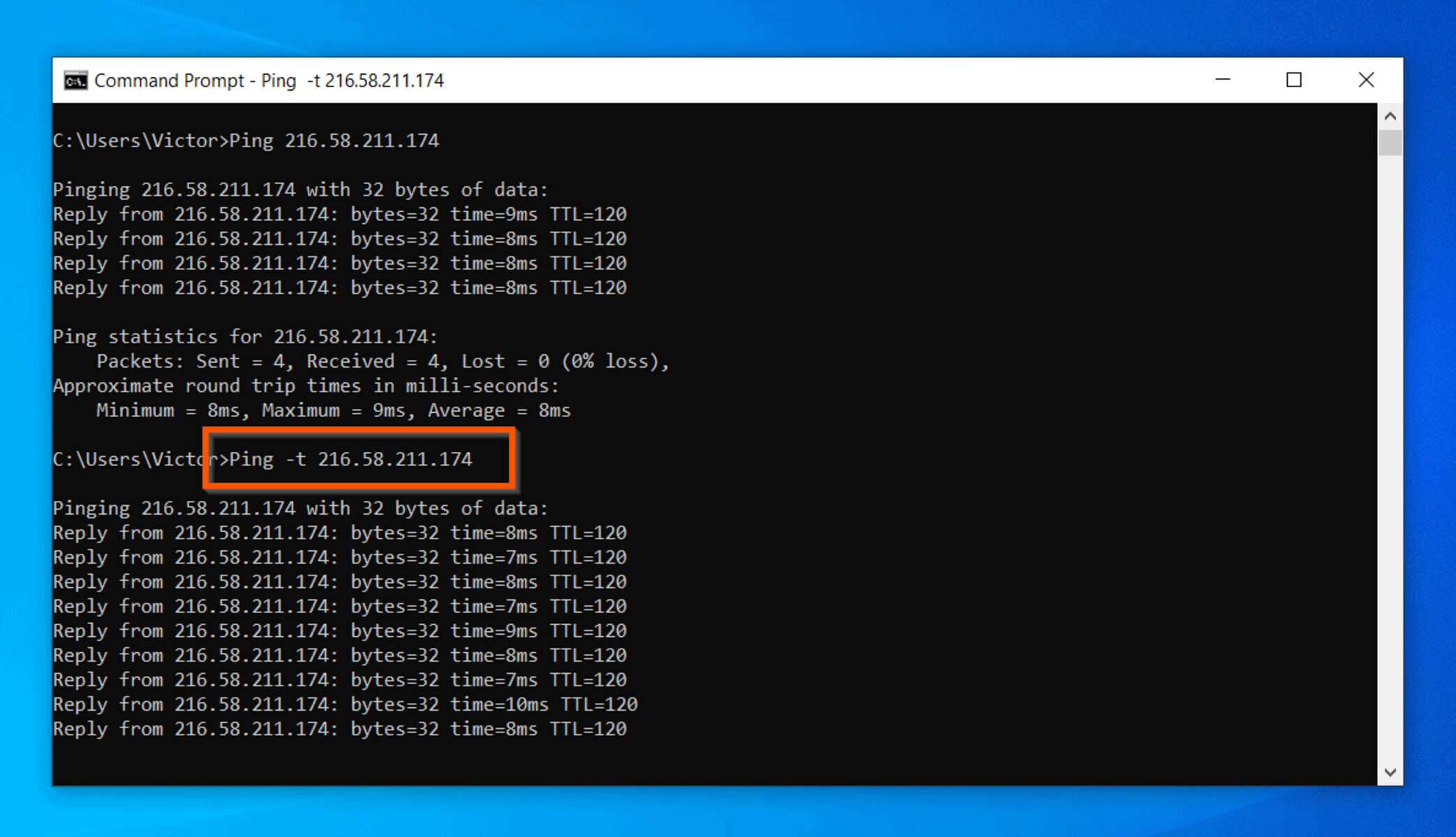 How To Use The Ping Command In Windows