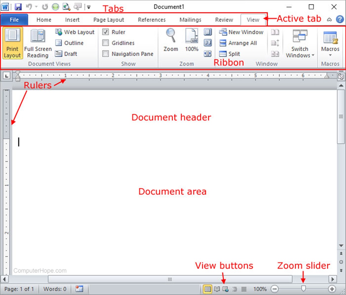 How To Use The Ribbon Toolbar In Microsoft Word