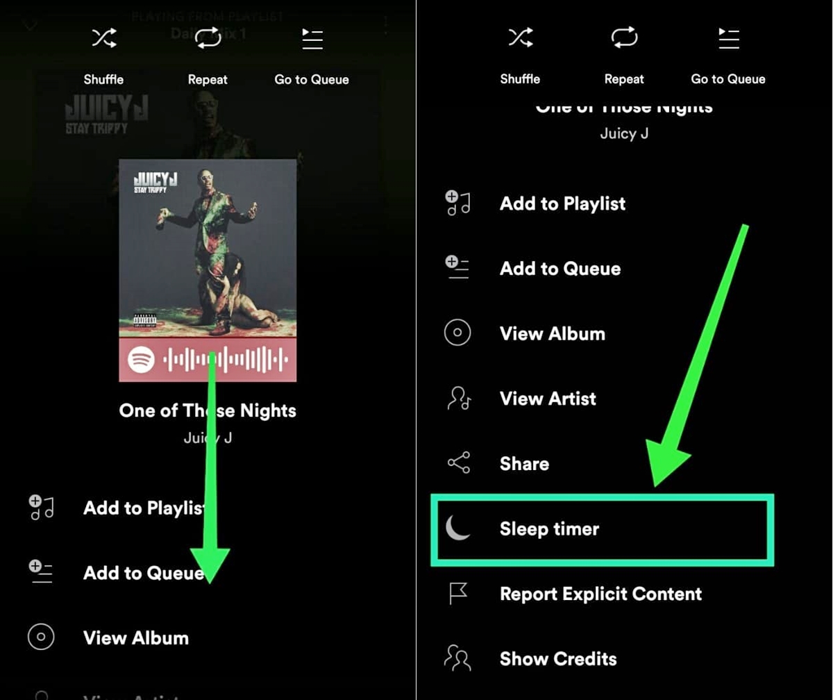 How To Use The Spotify Sleep Timer On Android