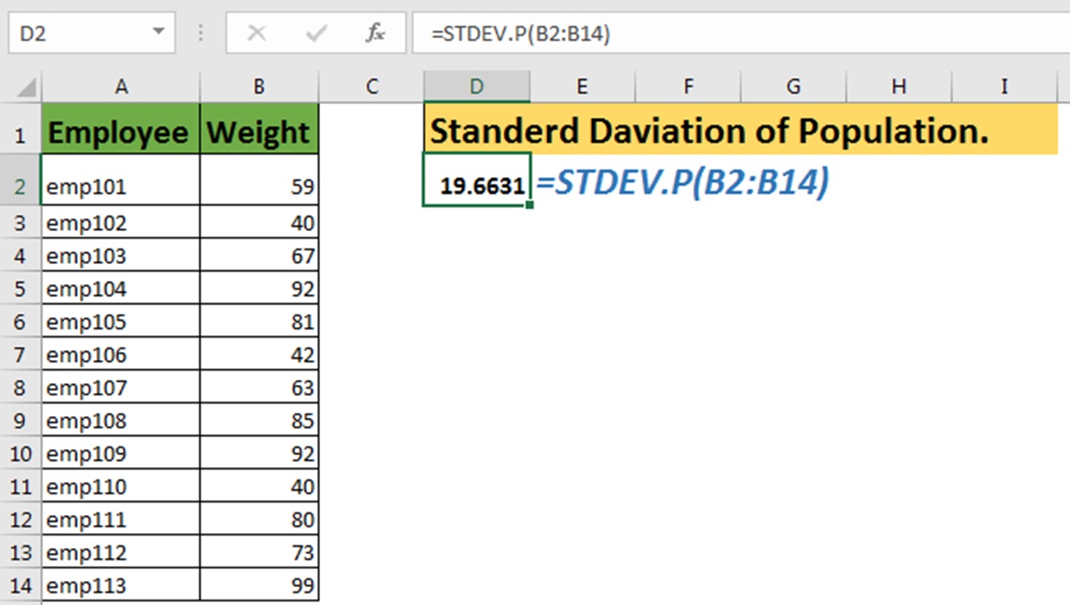 how-to-use-the-stdev-function-in-excel