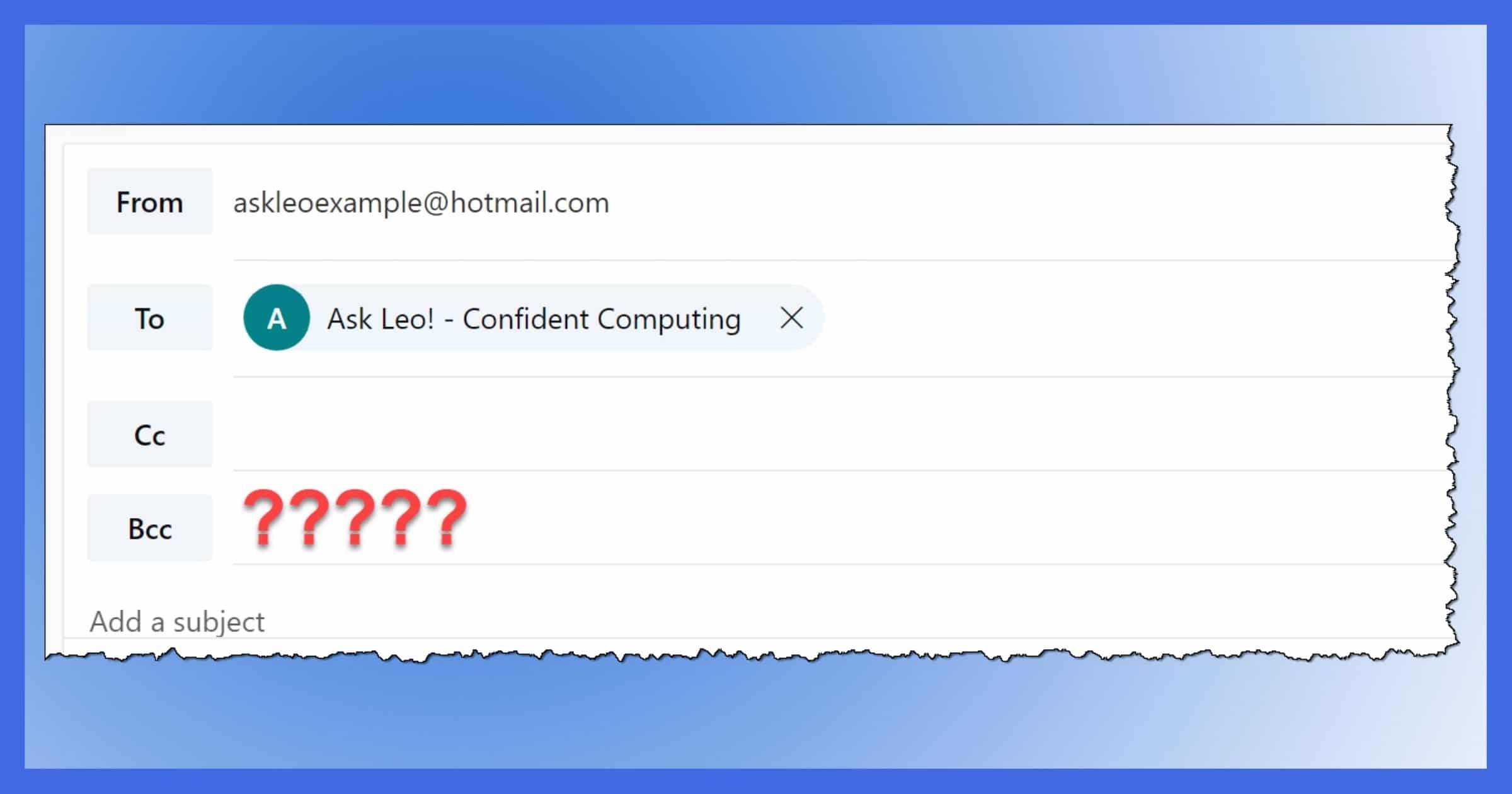 How To View A Sent Message’s Bcc Recipients In Windows Mail