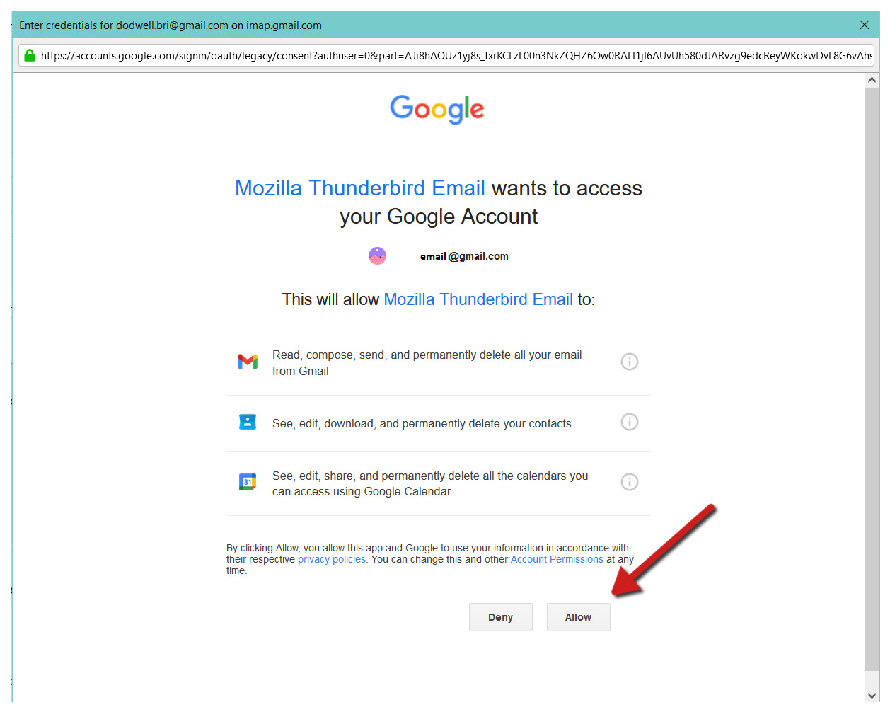 Import Email From Mozilla Thunderbird Into Gmail