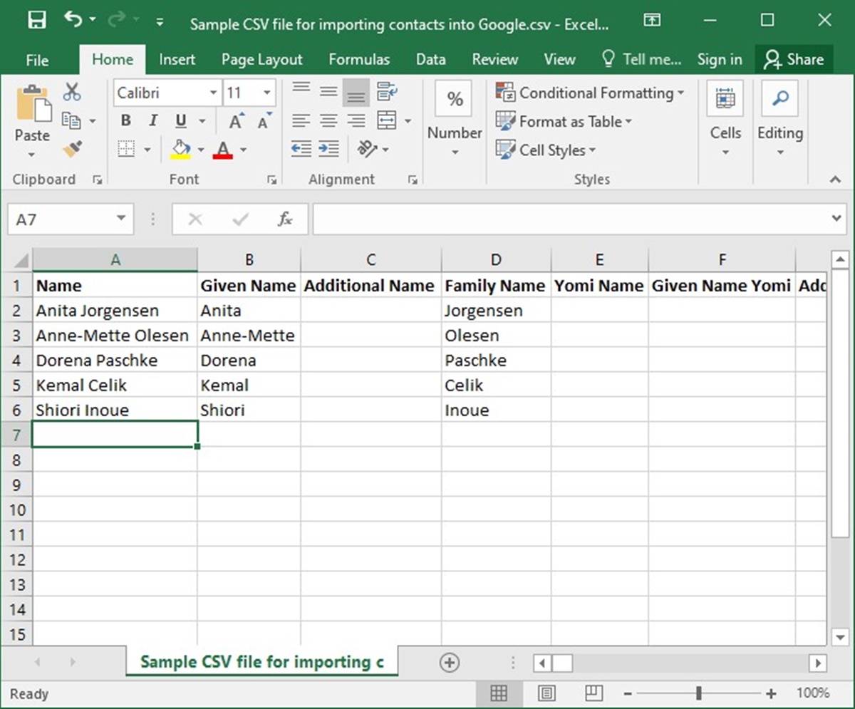 Import Your Gmail Contacts From A CSV File