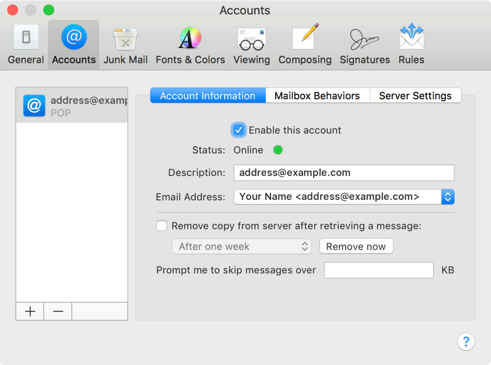 macos-mail-how-to-keep-emails-on-the-server