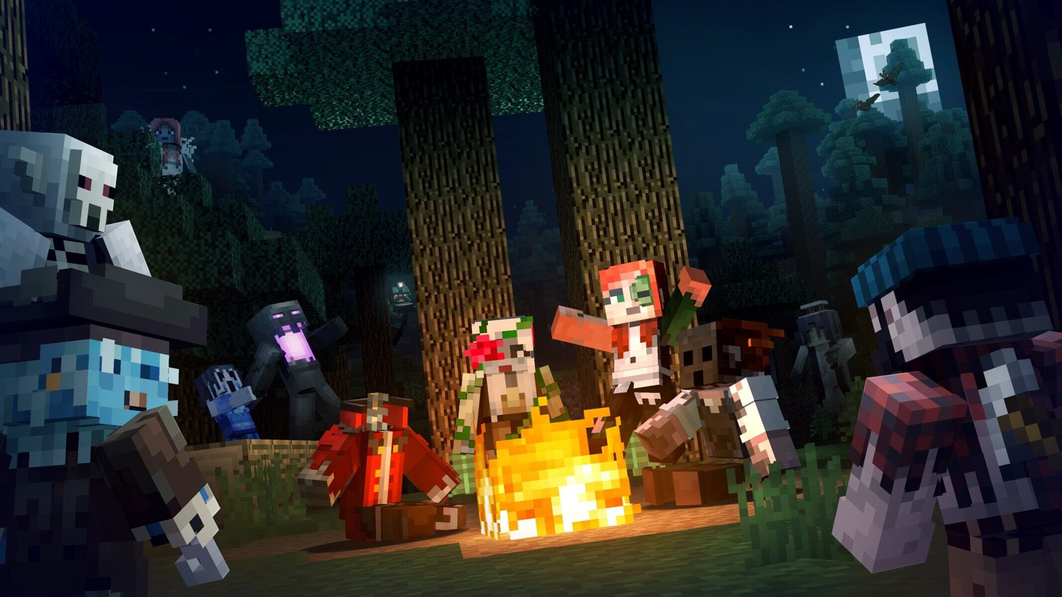 minecraft-campfire-tales-skin-pack-review