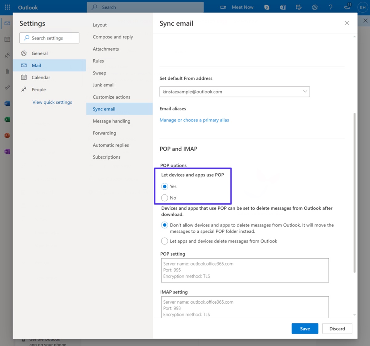 Outlook.com SMTP Settings Necessary To Send Email