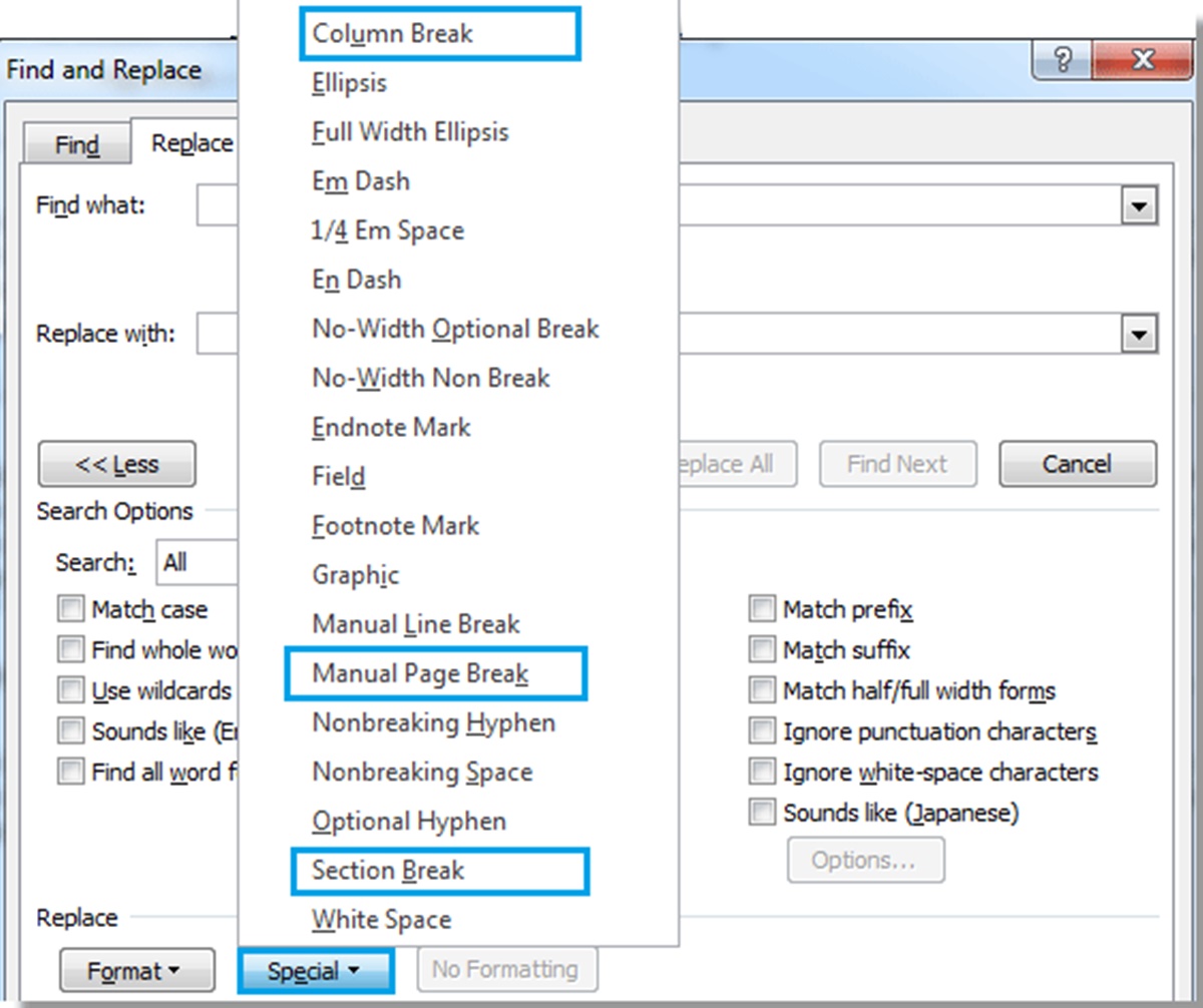 Removing Extra Breaks In Word Documents