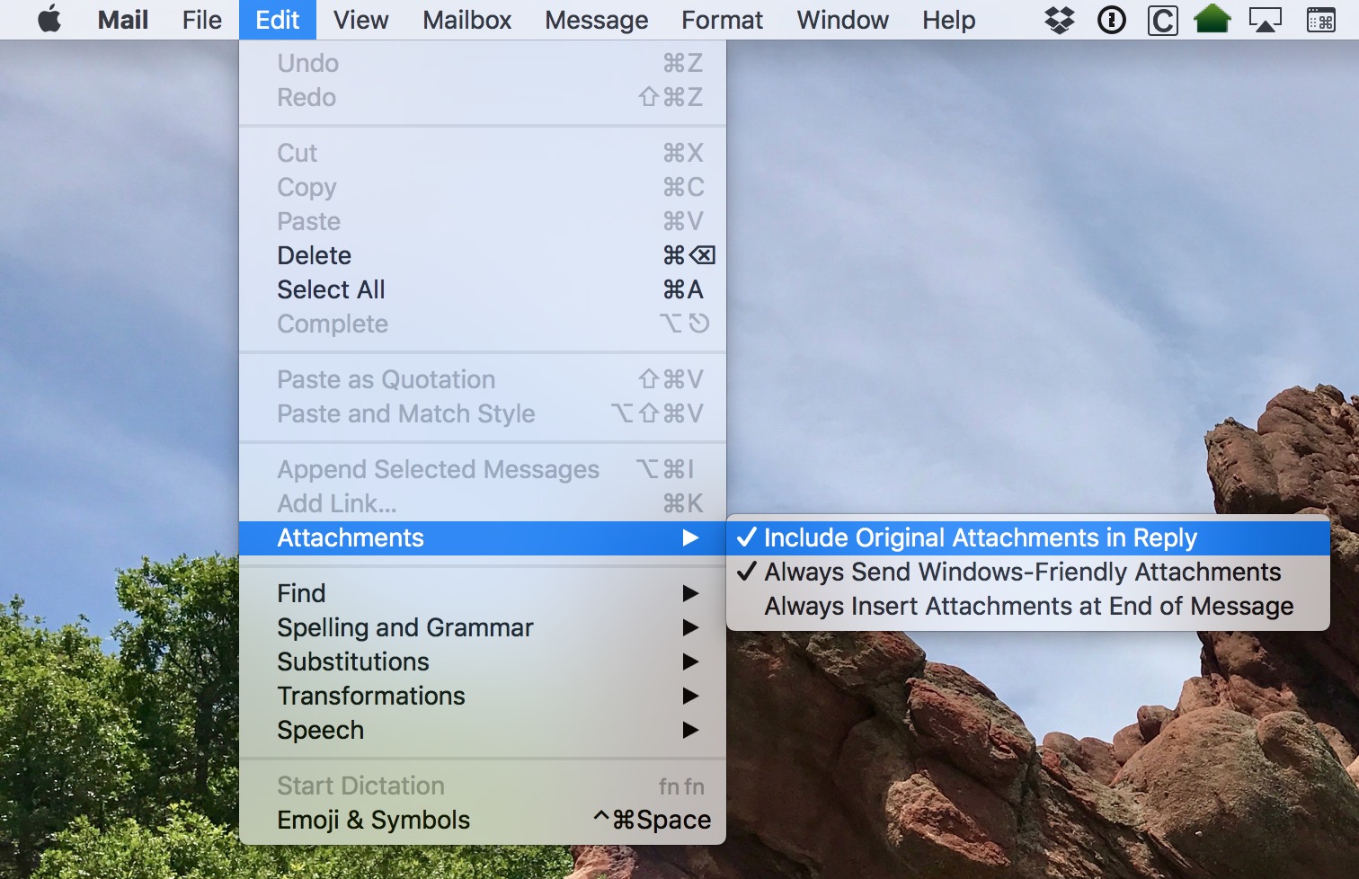 Reply To Emails With Original Attachments In Mac OS X Mail