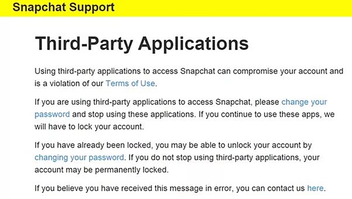 Snapchat Blocked Third-Party Apps, So Now What?