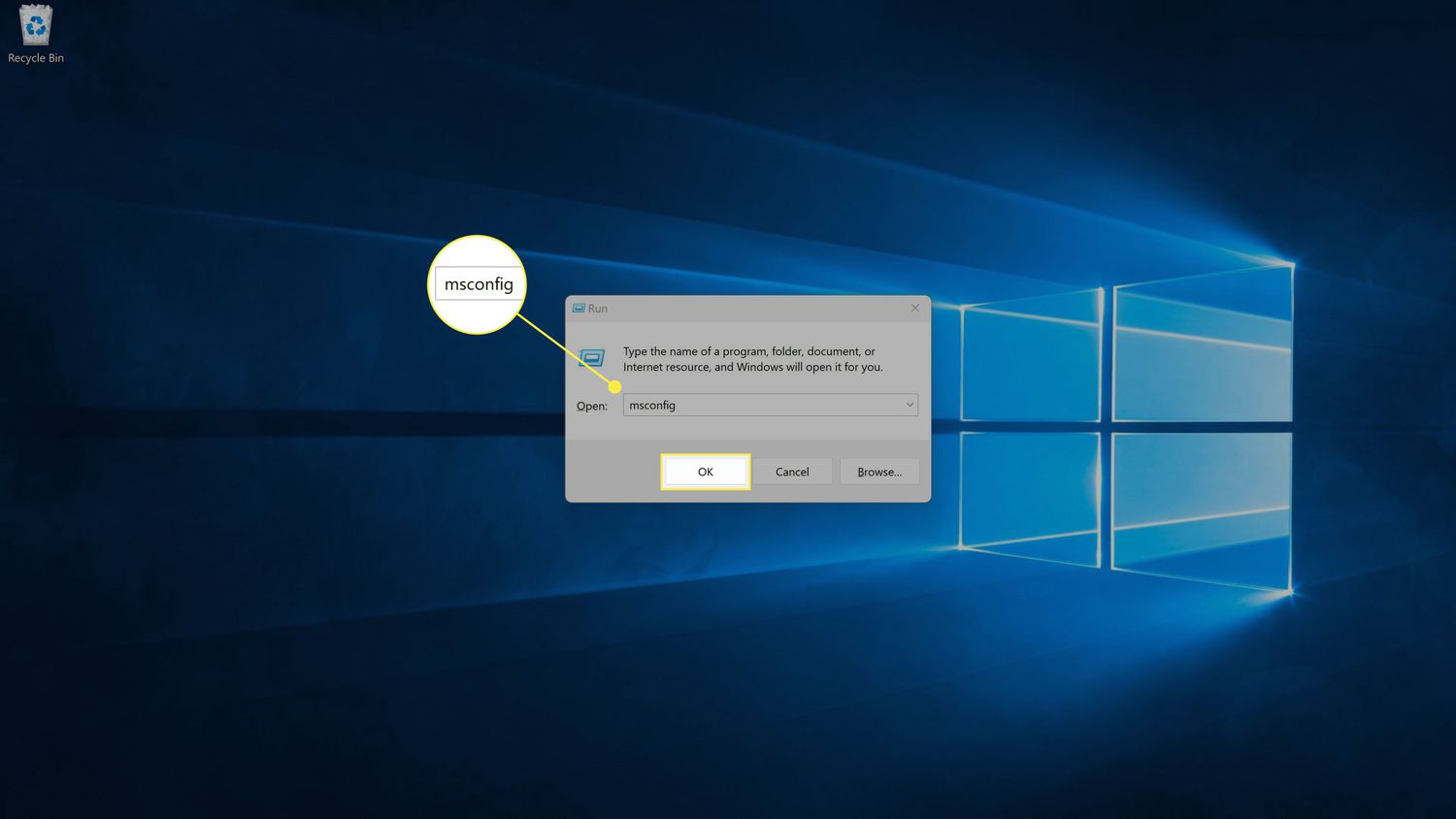 Starting Windows In Safe Mode Using MSConfig