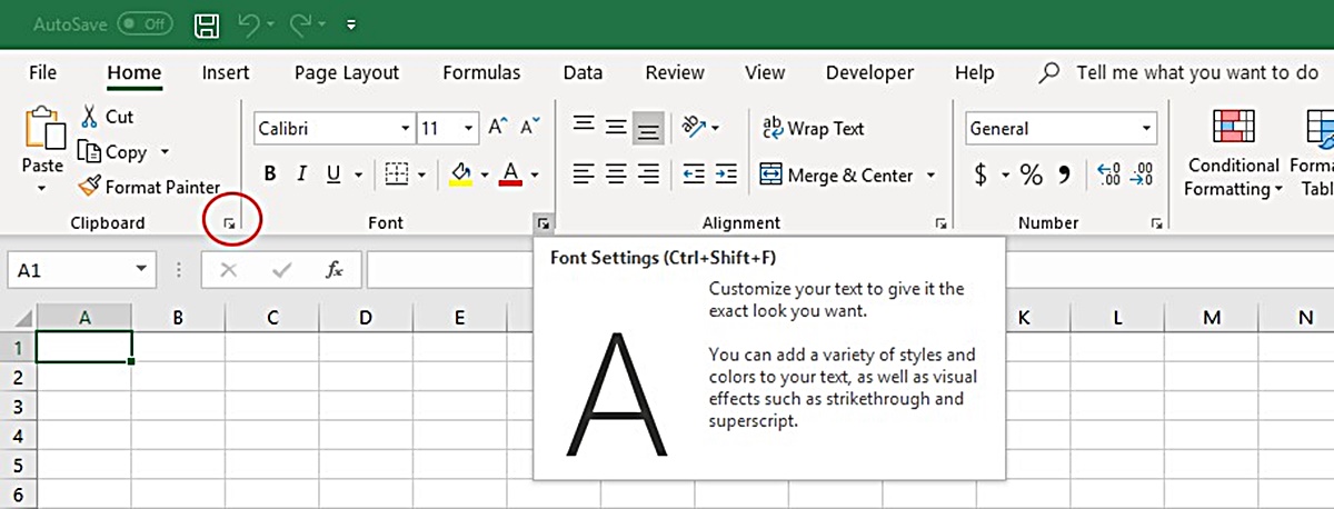 The Dialog Box And Dialog Box Launcher In Excel