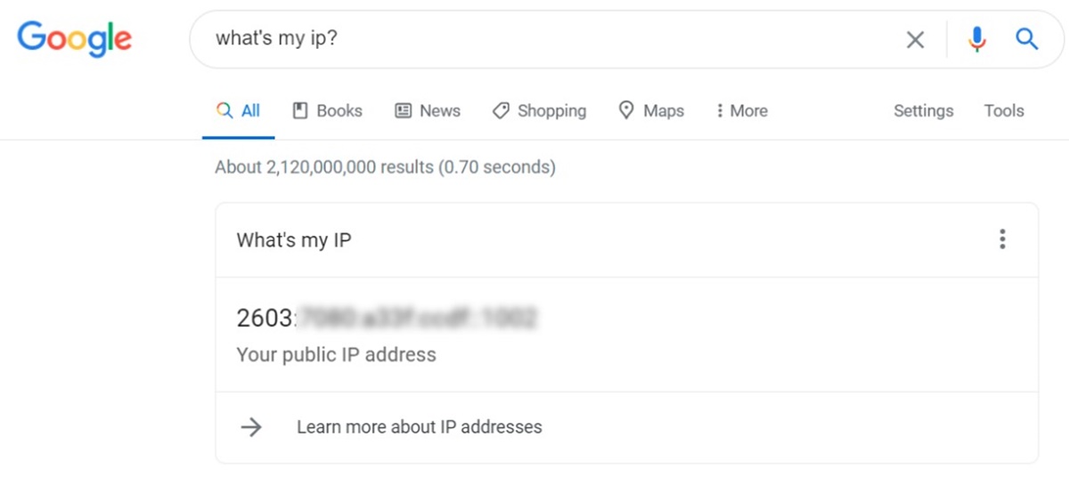 The IP Addresses Used By Google