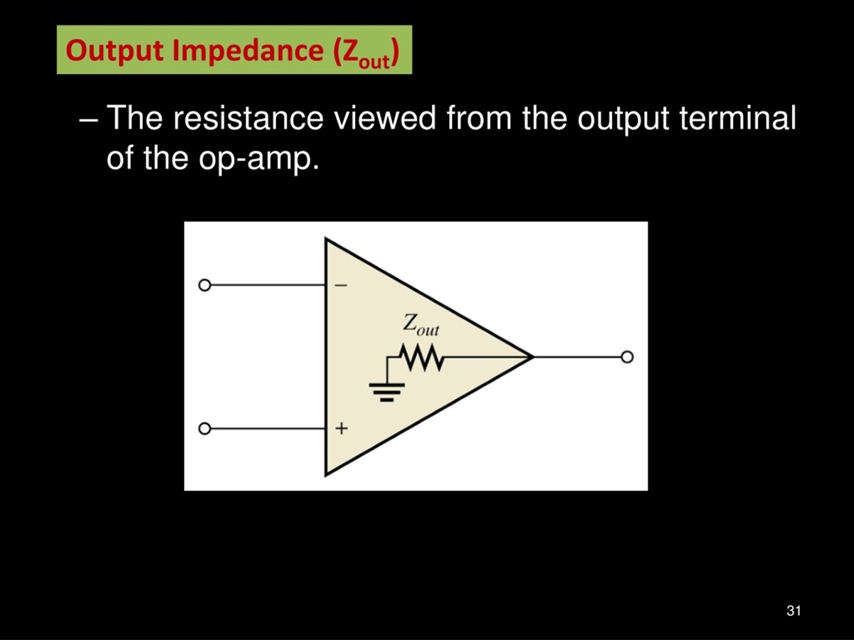 What Is Output Impedance?