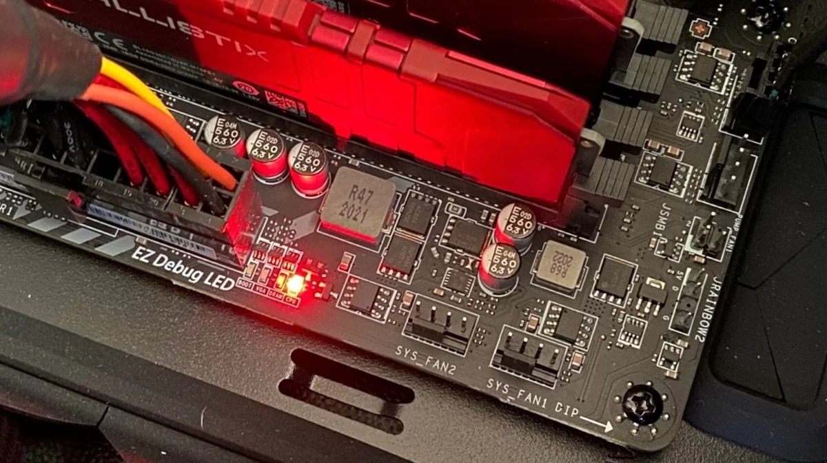 What The Red Light On A Motherboard Means
