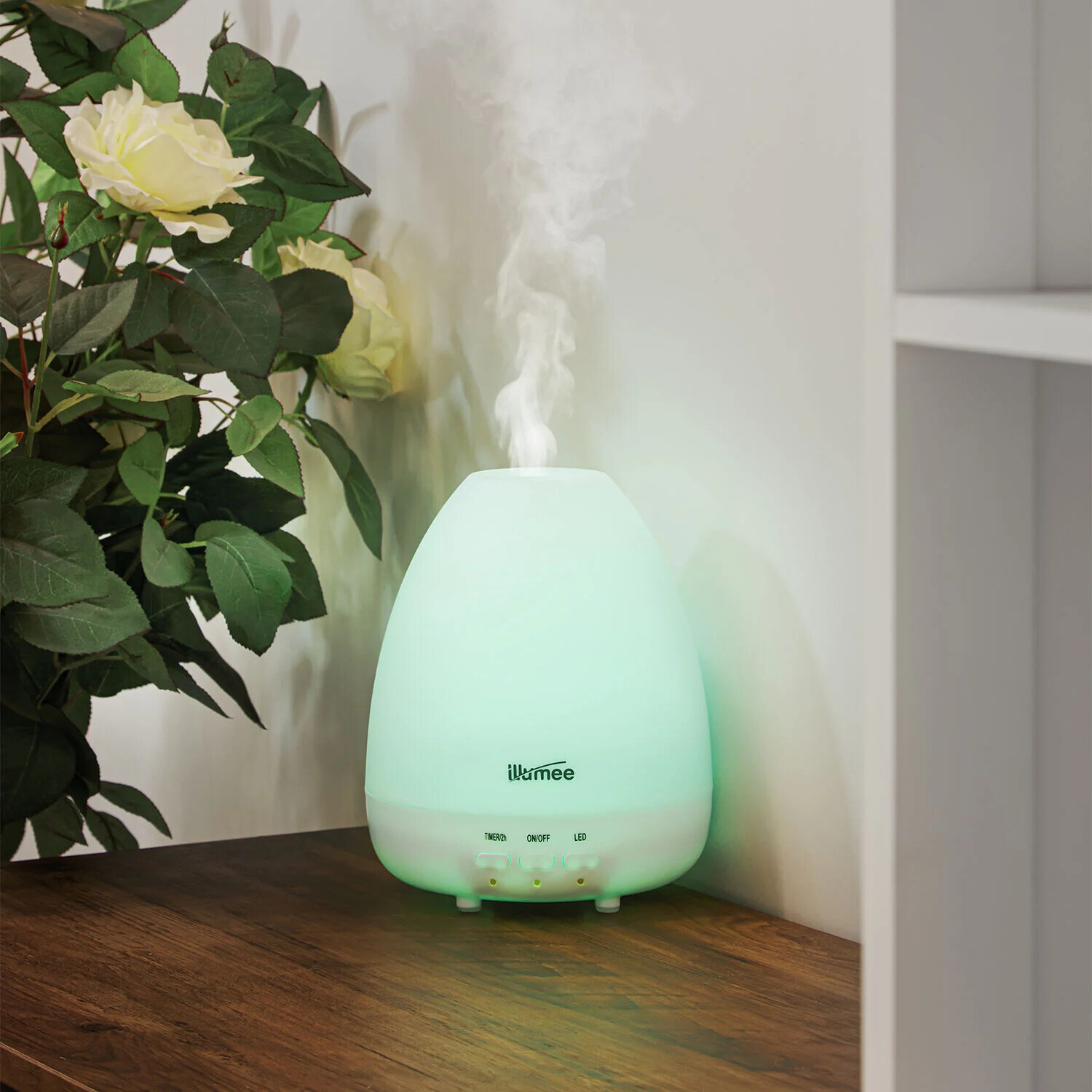 360ml Essential Oil Diffuser, Volcano Humidifiers For Home, Air Diffuser  With Premium Flame Lights 2 Mist Mode, Waterless Auto Shut-off,  Ultra-silent