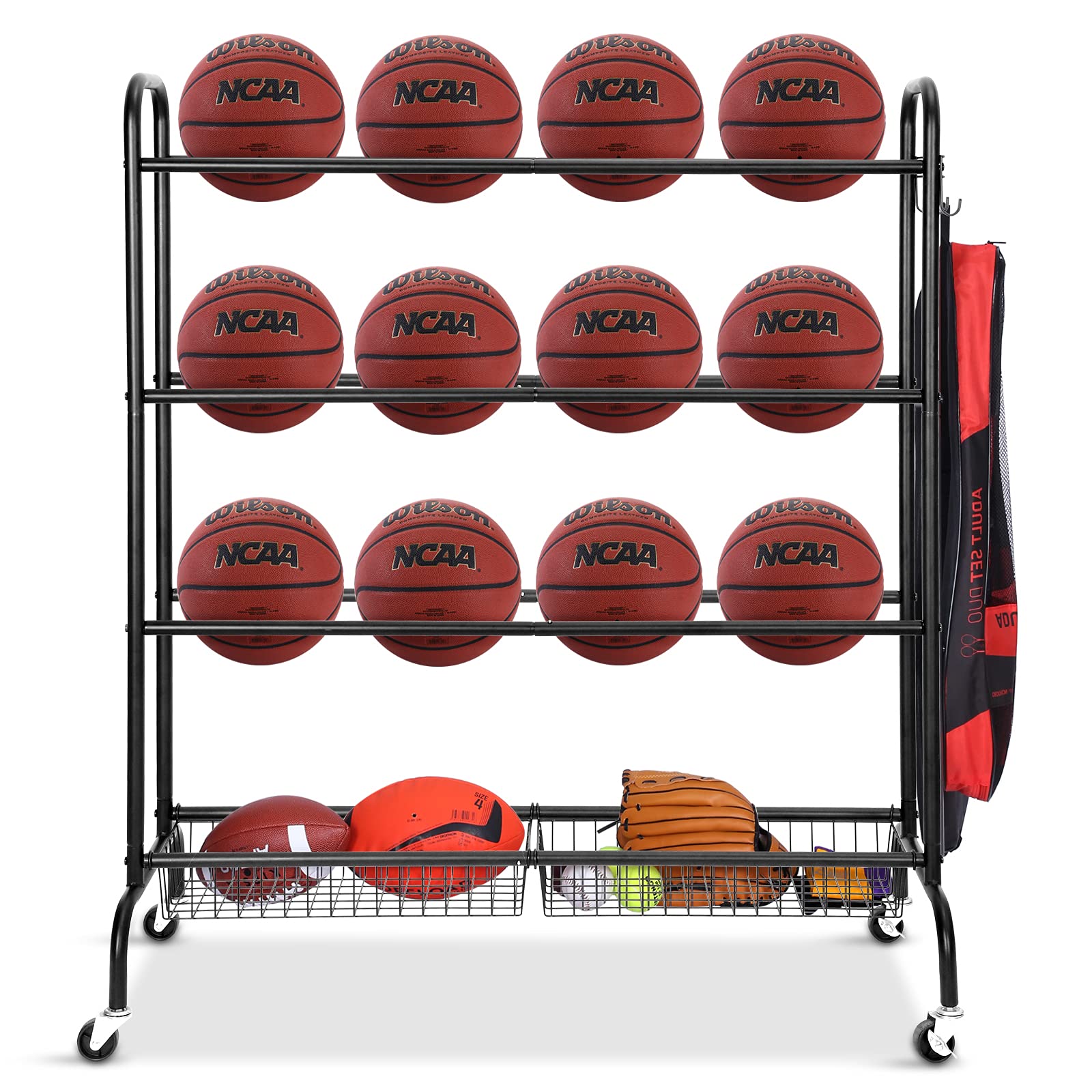 12 Superior Basketball Storage Rack for 2024