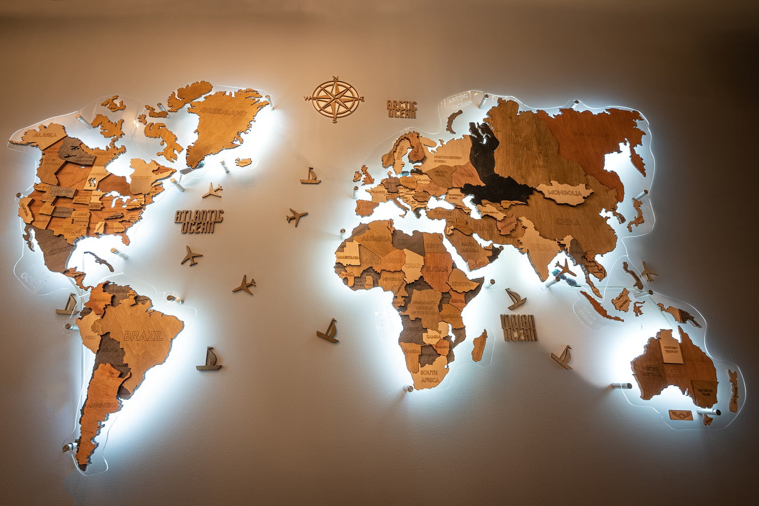 15 Amazing World Map Wall Art for 2023