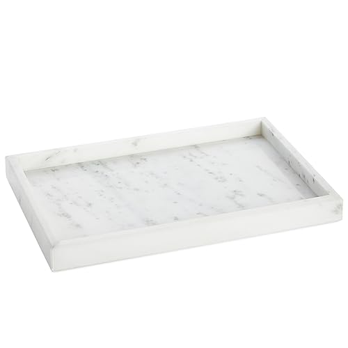 Large Marble Vanity Tray for Jewelry and Cosmetics