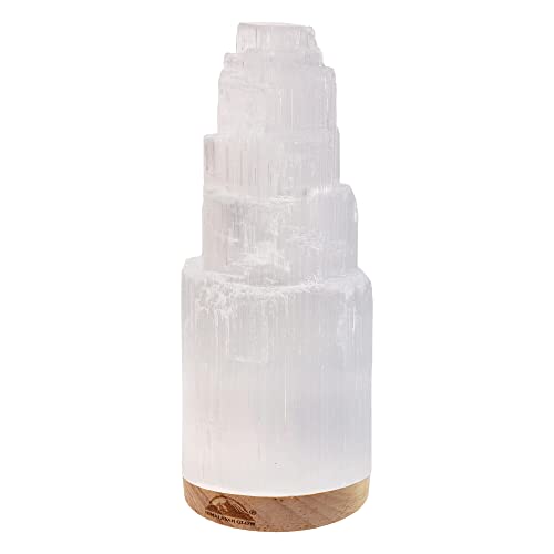 Selenite Crystal Lamp for Healing and Meditation