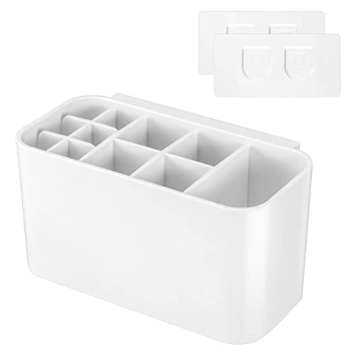 Toothbrush Holder Wall Mounted - Large Capacity Bathroom Organizer