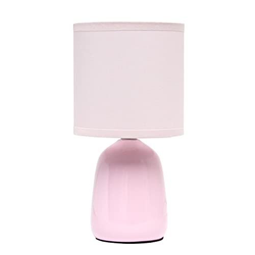 Traditional Ceramic Thimble Base Bedside Table Desk Lamp