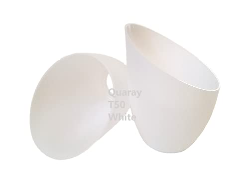 2-Pack Quaray T50 Color Plastic Lamp Shade (White)