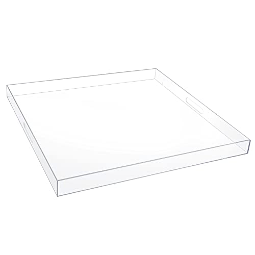 MIKINEE Clear Acrylic Serving Tray